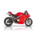 QD Exhaust Twin GUNSHOT DARK MATTER Semi-Full Exhaust for the Ducati Panigale / Streetfighter V4 (Euro5)